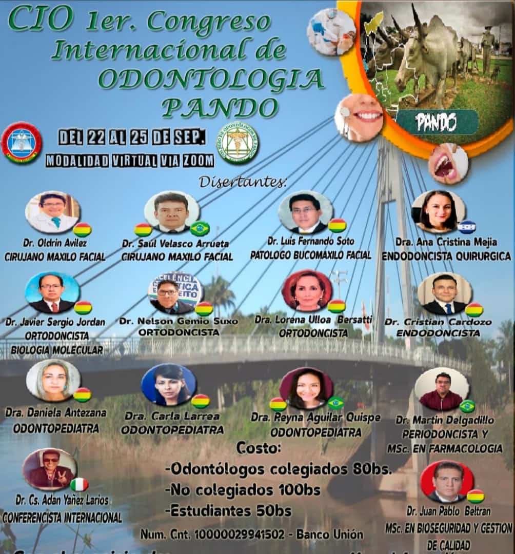 PRIMER CONGRESO INTERNACIONAL DE ODONTOLOGÍA